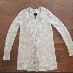 Cynthia Rowley cream long sleeve cozy cardigan.